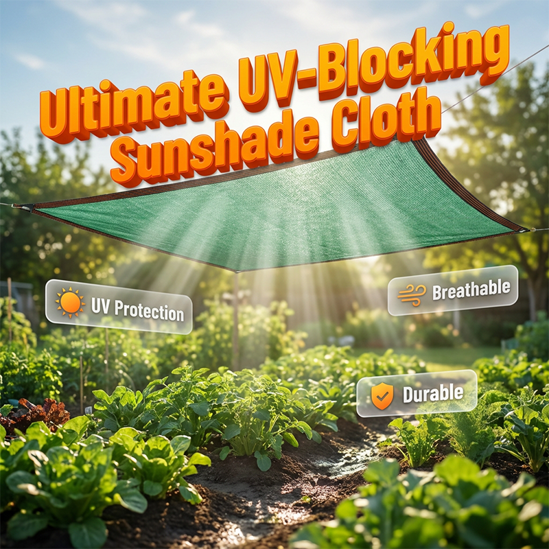UV-Resistant Sunshade Cloth for Outdoor Plant Cover
