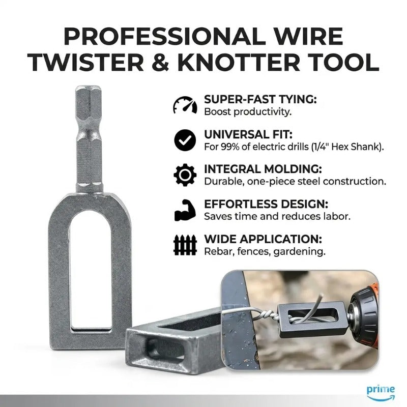 Kawabody™ — Turn Your Drill Into a Powerhouse for Rock-Solid, Effortless Wire Ties