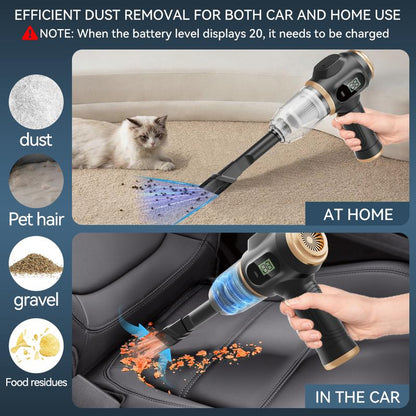 kawabody™ Insanely Powerful Cordless Car Vacuum — 19000Pa, 6-in-1 Deep-Clean System
