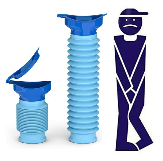 Expandable Portable Emergency Urinal & Female Urination Device Set