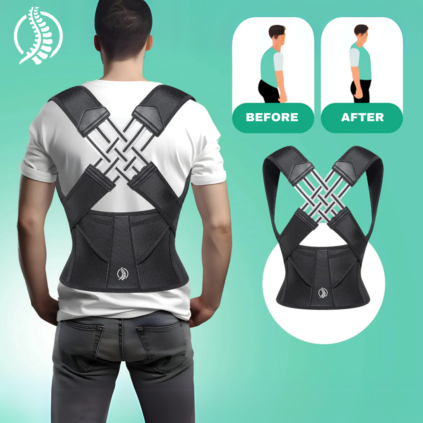 50% Member Appreciation Day 💥Back Posture Stretching Bandage
