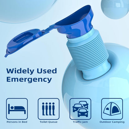 Expandable Portable Emergency Urinal & Female Urination Device Set