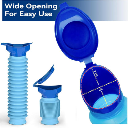 Expandable Portable Emergency Urinal & Female Urination Device Set
