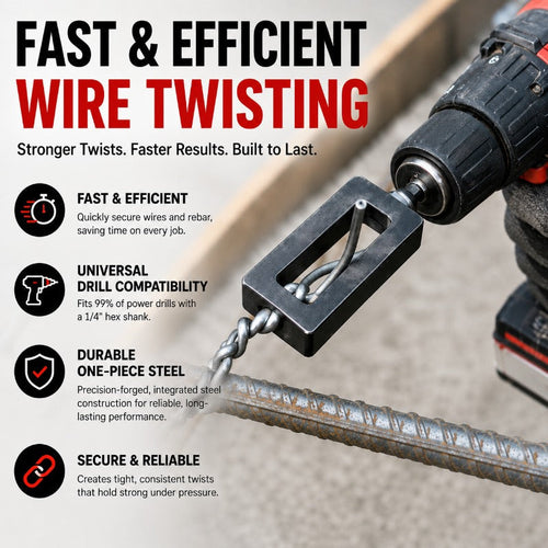 Kawabody™ — Turn Your Drill Into a Powerhouse for Rock-Solid, Effortless Wire Ties