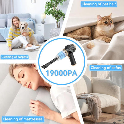 kawabody™ Insanely Powerful Cordless Car Vacuum — 19000Pa, 6-in-1 Deep-Clean System