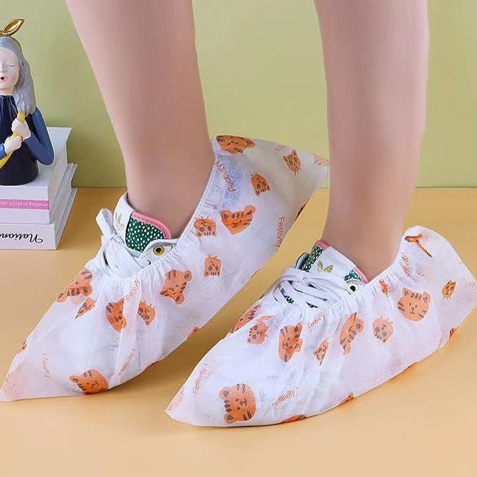 🔥Hot Sale 49% OFF -50 counts Disposable Thickened Cartoon Shoe Covers