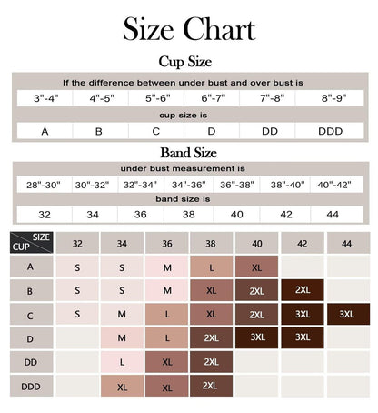 Seamless Deep V Push-Up Wireless Bra