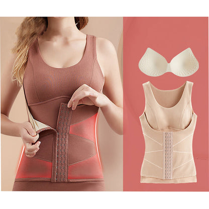 Thickened Warm Tank Top with Shelf Bra