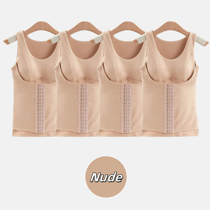 Thickened Warm Tank Top with Shelf Bra