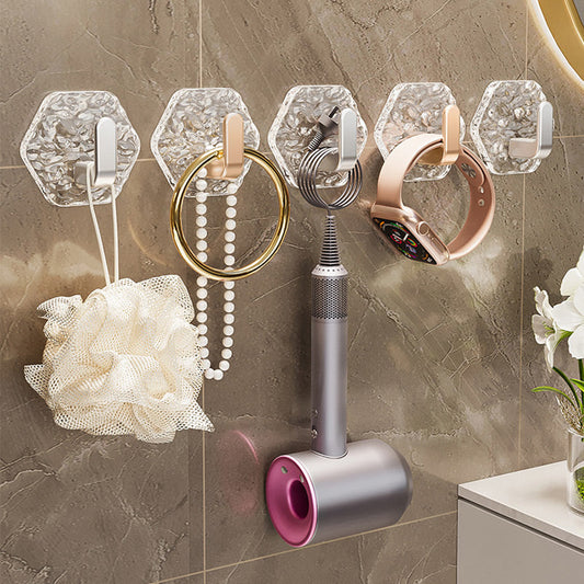 5 PCS Punch-Free Ripple Wall Adhesive Hooks