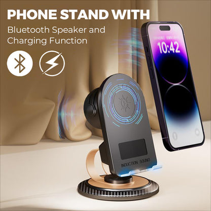 🔥🔥Phone Stand with Bluetooth Speaker and Charging Function