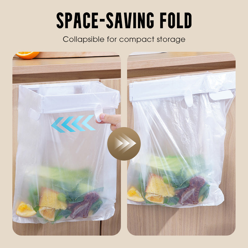 🗑️No-Drill Wall-Mounted Folding Trash Bag Holder🎁
