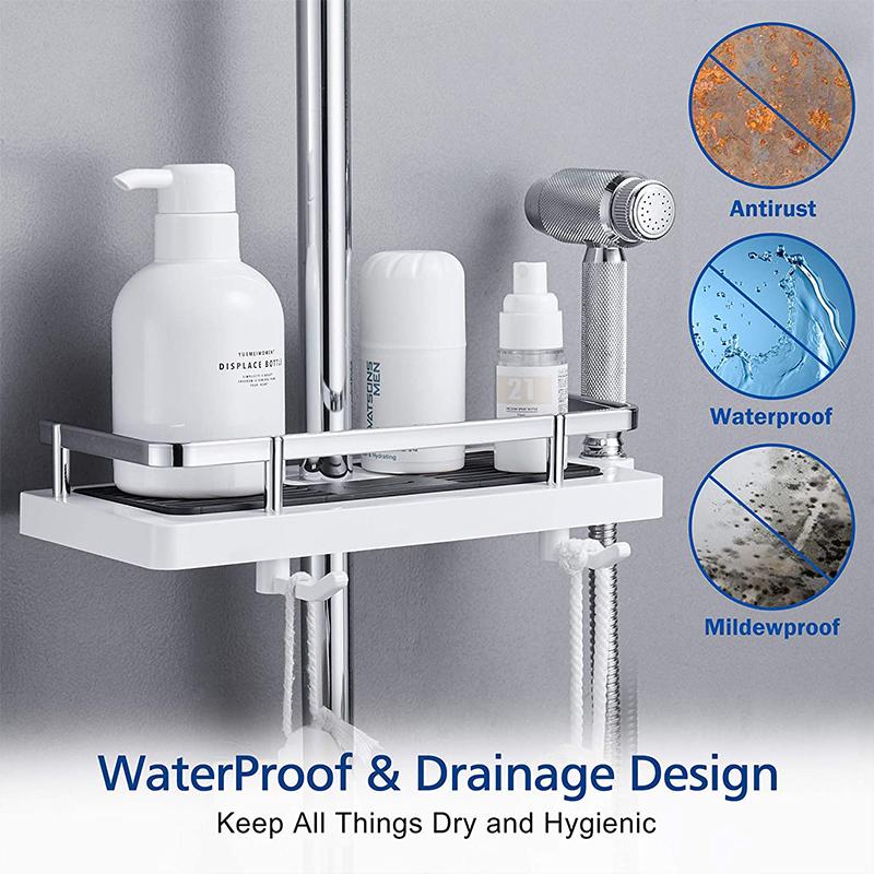 🎅Christmas Sale 50% OFF!!🎁Bathroom Pole Shower Storage Rack Holder🔥