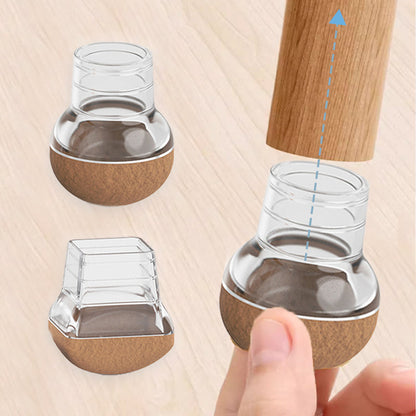 ⏳ 52% OFF 🔥 Chair Leg Caps with Felt Pads