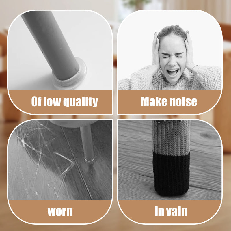 ⏳ 52% OFF 🔥 Chair Leg Caps with Felt Pads