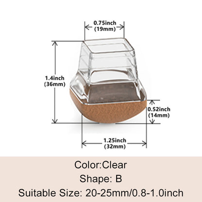 ⏳ 52% OFF 🔥 Chair Leg Caps with Felt Pads