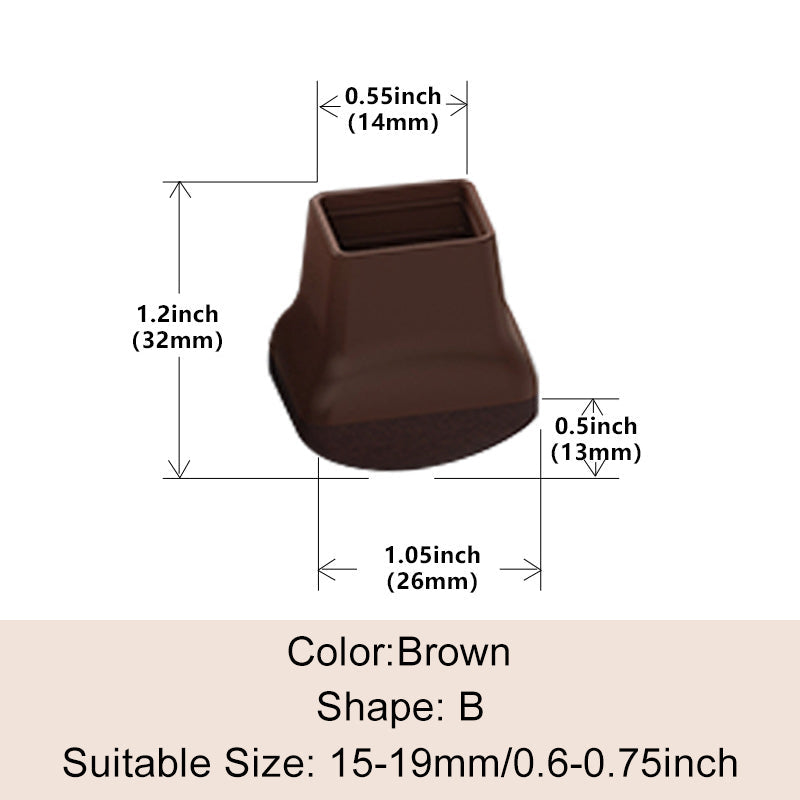 ⏳ 52% OFF 🔥 Chair Leg Caps with Felt Pads