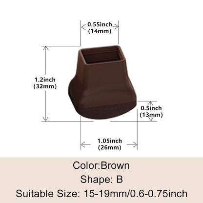 ⏳ 52% OFF 🔥 Chair Leg Caps with Felt Pads
