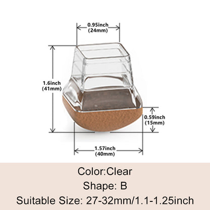⏳ 52% OFF 🔥 Chair Leg Caps with Felt Pads