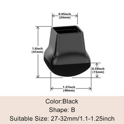 ⏳ 52% OFF 🔥 Chair Leg Caps with Felt Pads
