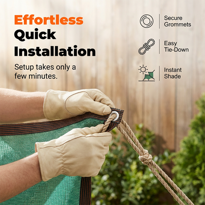 UV-Resistant Sunshade Cloth for Outdoor Plant Cover